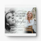 Stylish Funeral Memorial Before & After Photo