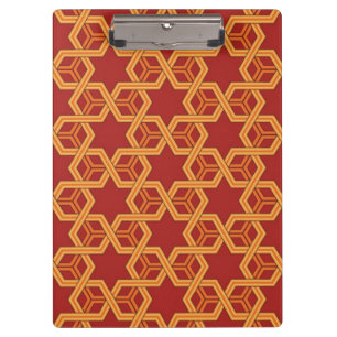Stylish geometric ornament clipboard