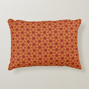 Stylish geometric ornament decorative cushion