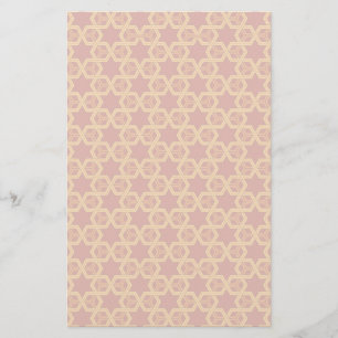 Stylish geometric ornament stationery