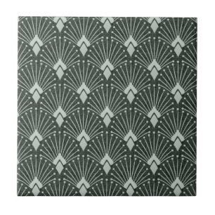 Stylish geometric pattern, art deco. ceramic tile