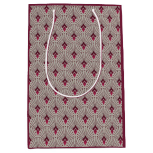 Stylish geometric pattern, art deco. medium gift bag