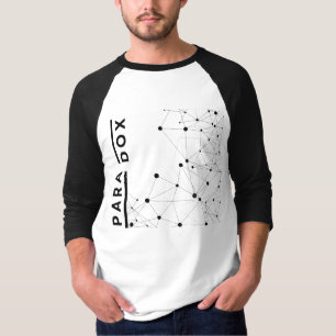 Stylish Geometric Polygon Design with Paradox word T-Shirt