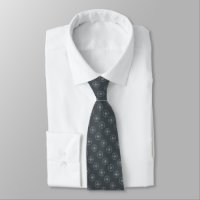 Stylish Geometric Rosette Pattern OffBlack