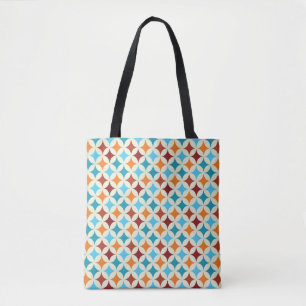 Stylish Geometric: Vintage Seamless Pattern Tote Bag