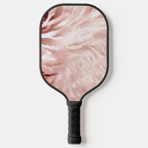 Stylish Girly Pink Rose Gold Zebra Glam Glitz  Pickleball Paddle