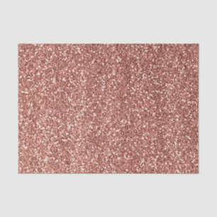 Stylish Girly Rose Gold Glitter Sparkles Tissue Paper