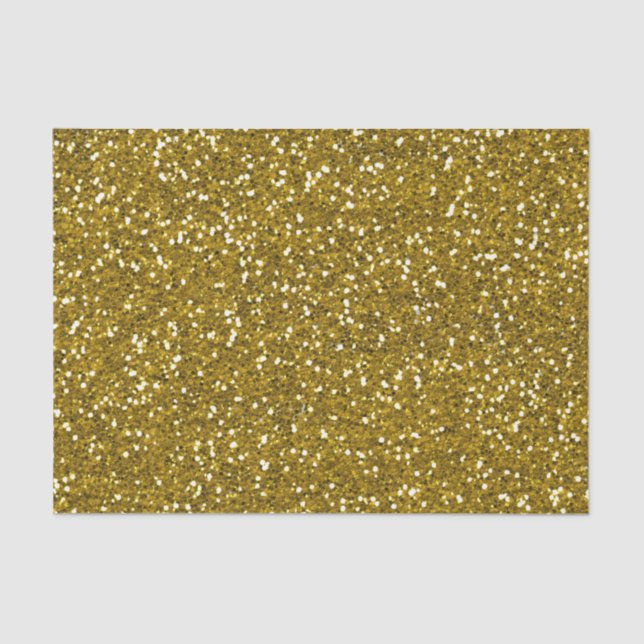Stylish Glitter Gold Tissue Paper (Front)