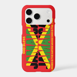 Stylish GOD BLESS JAMAICA JAMAICA Flag