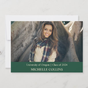 Stylish Gold Graduation Invitation