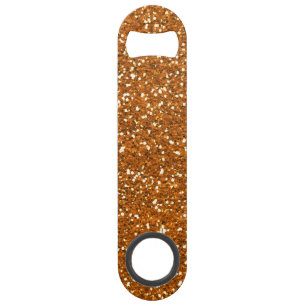 Stylish Golden Orange Glitter