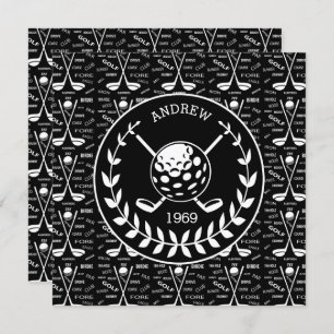 Stylish Golf event Invitation