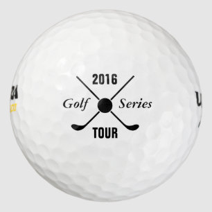 Stylish Golf Tour Championship Series Logo Custom Balls
