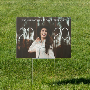 Stylish Grad of 2020 Graduate Yard Garden Sign
