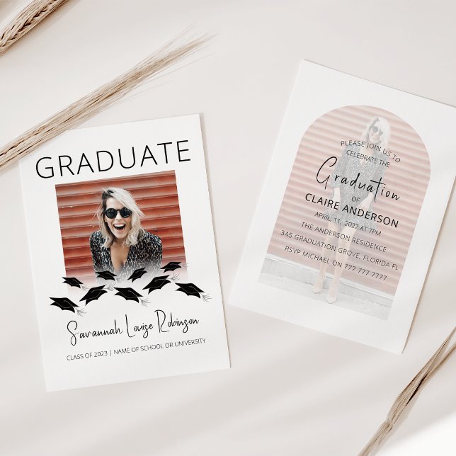 Stylish Graduation Party Invitation (Creator Uploaded)