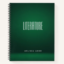 Stylish Green Gradient Subject