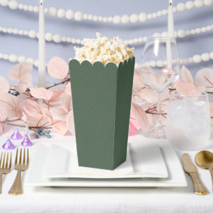 Stylish Green Pattern Luxury Party Treat Popcorn Favour Box