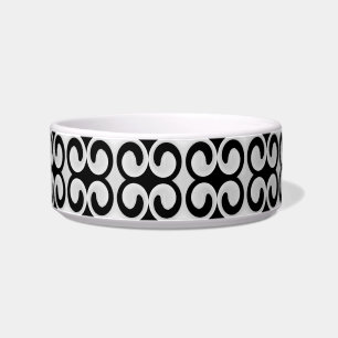 Stylish Grey and Black Pattern Bowl