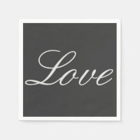 Stylish Grey Background Love Wedding