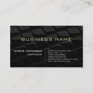 Stylish Grey Pattern Futurist Techno Business Card