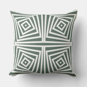 Stylish Grey & White Nested Box Spiral Cushion
