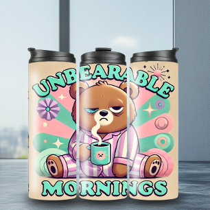 Stylish Grumpy Bear Tumbler