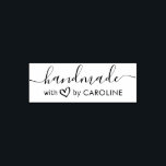 stylish handmade self-inking stamp<br><div class="desc">lovely script design withe personalised text details.</div>