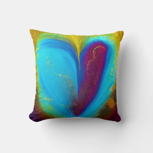 Stylish Heart Throw Pillow