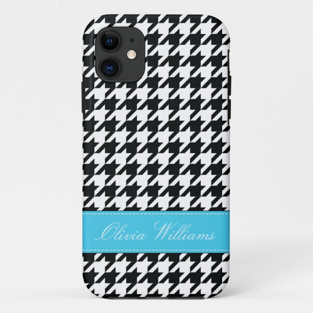 Stylish Houndstooth Case-Mate iPhone Case (Back)