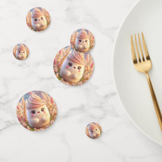 Stylish Ice Cream Creature Confetti