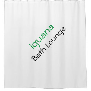 Stylish Iguana Bath Lounge Shower Curtain