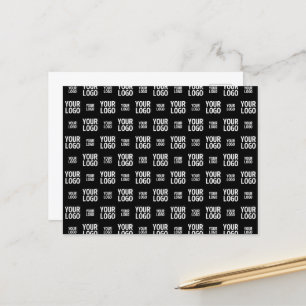 Stylish Image, Design or Business Logo Pattern  Postcard