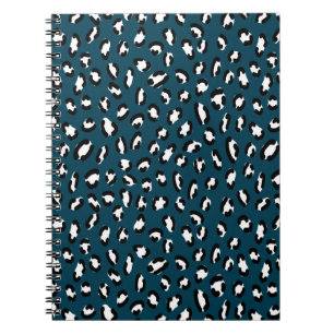 Stylish jaguar skin seamless pattern, animal art.  notebook