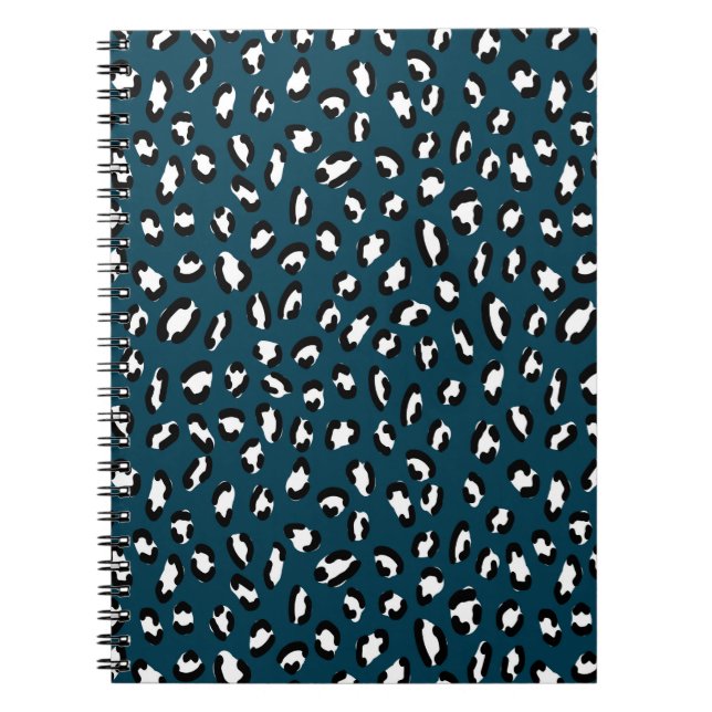 Stylish jaguar skin seamless pattern, animal art.  notebook (Front)