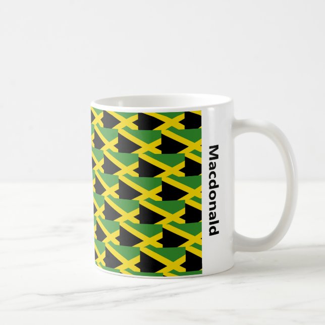 Stylish Jamaica Flag Coffee Mug (Right)