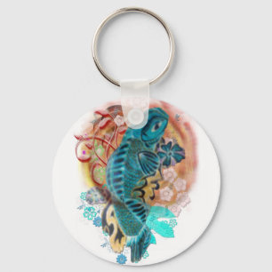Stylish Japanese Koi Fish Key Ring
