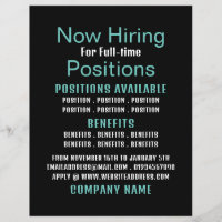 Stylish Job Vacancy Recruitment Advertising