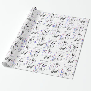 Stylish Jumping Jumper Horse Wrapping Paper