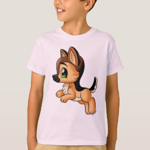 Stylish Kid's German Shepherd Dog Longsleeve Tee