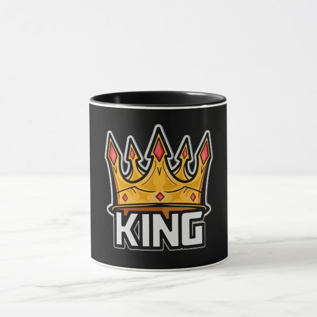 Stylish King Crown Mug (Center)