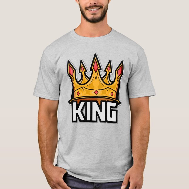 Stylish King Crown T-Shirt  (Front)