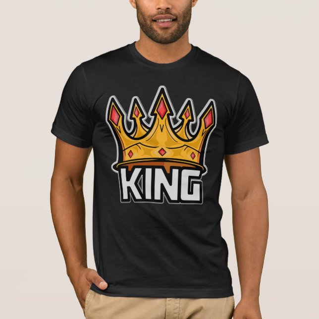 Stylish King Crown T-Shirt  (Front)