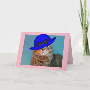 Stylish Kitty Beyond Fabulous Birthday Card