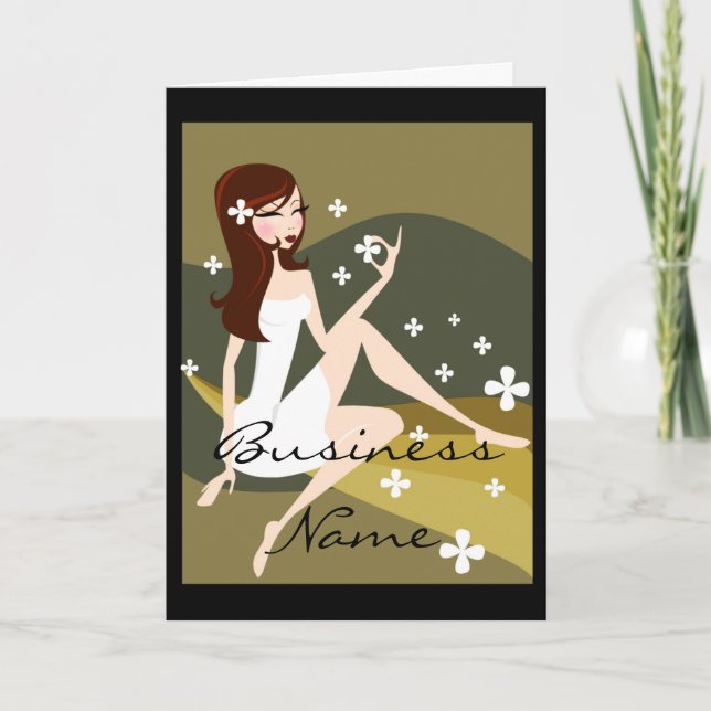 Stylish Lady - Greeting or Notecards (Front)