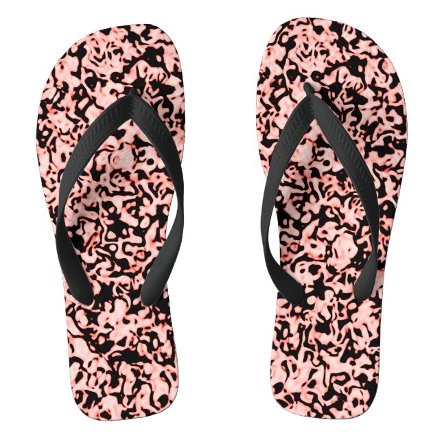 Stylish lava like pattern thongs (Footbed)