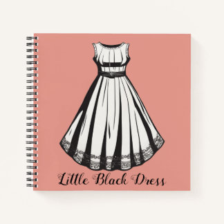 Stylish LBD - Little Black Dress Fashion Diary Notebook
