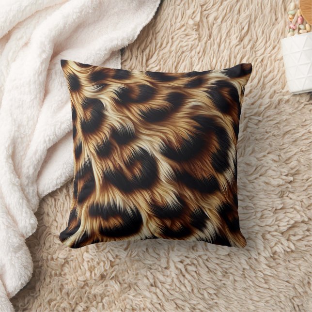 Stylish leopard print  cushion (Blanket)