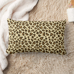 Stylish Leopard Print Lumbar Cushion