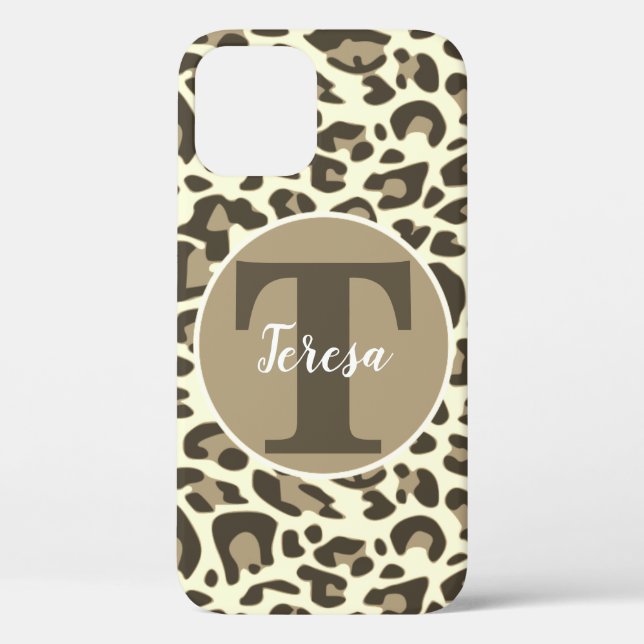 Stylish Leopard Print Rockabilly Pattern Modern Case-Mate iPhone Case (Back)