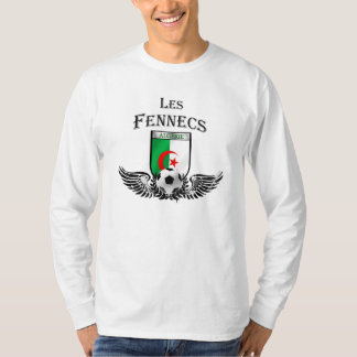 Stylish Les fennecs flag of Algeria badge T-Shirt